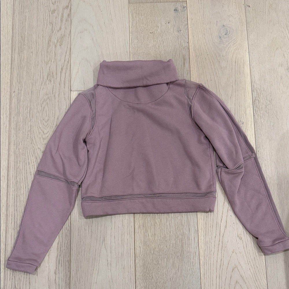 Cool Alo Purple Turtleneck Long Sleeve Sweater